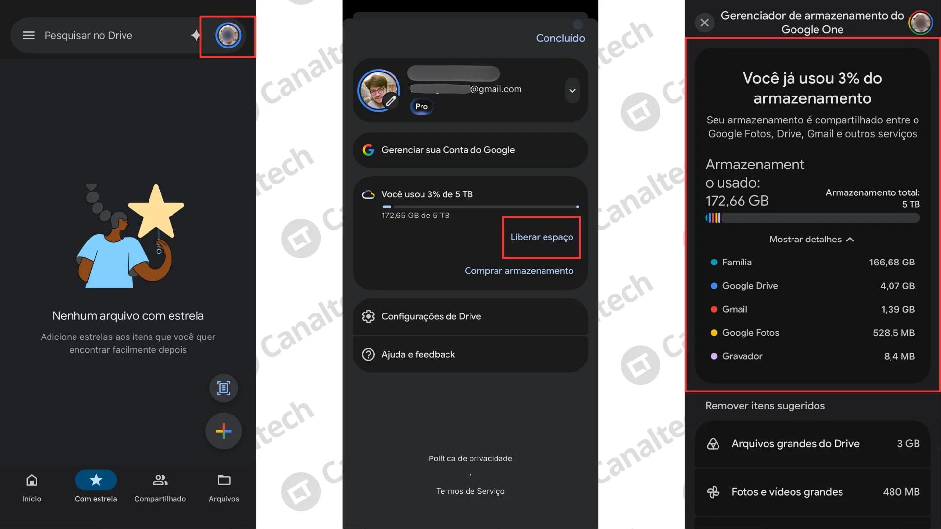 Como liberar espaço no Google Drive, Gmail e Google Fotos sem apagar nada importante