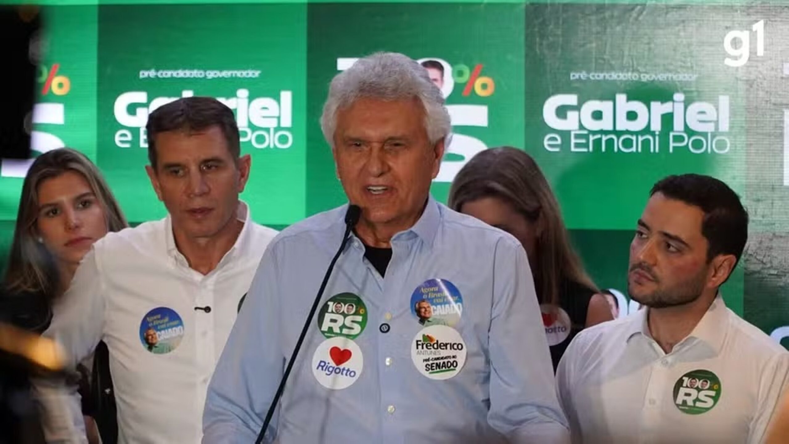 "Projeto é bater o Lula", diz Caiado ao comentar negociação com Zema