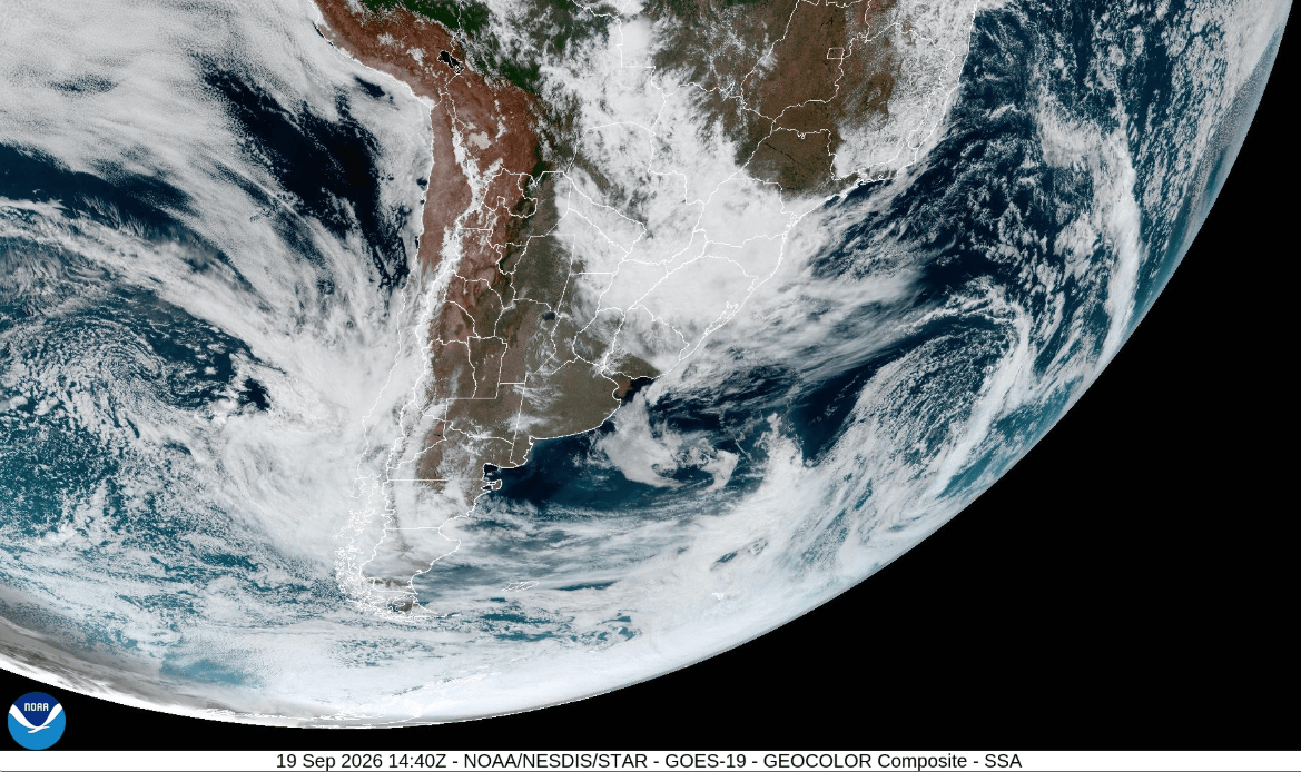 Inmet emite alerta de perigo para tempestades no Sul nesta segunda (21)