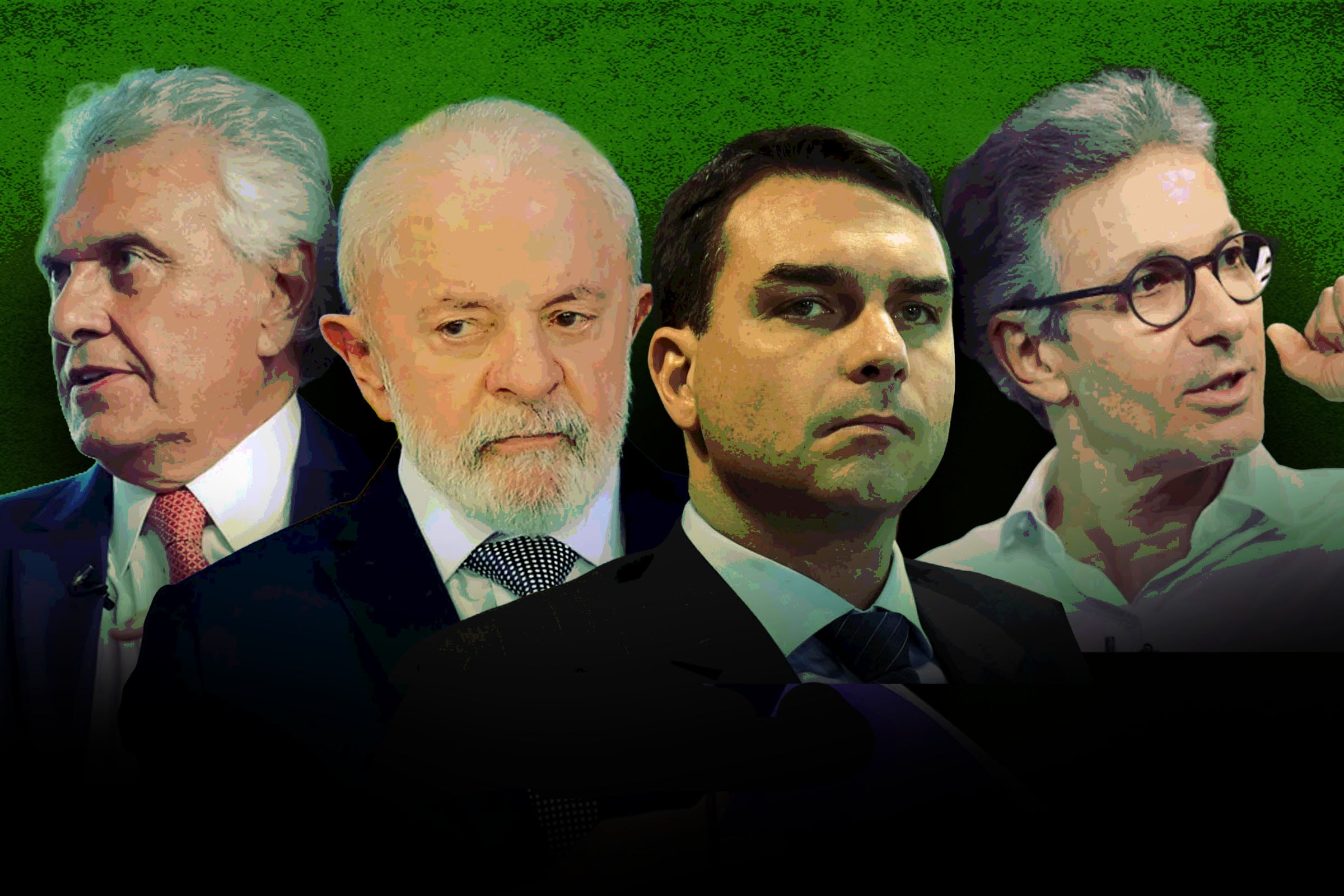 Quaest: Lula tem 38% no 1º turno; Flávio, 31%; Caiado, 4%/ Renan, 4%; Zema, 2%