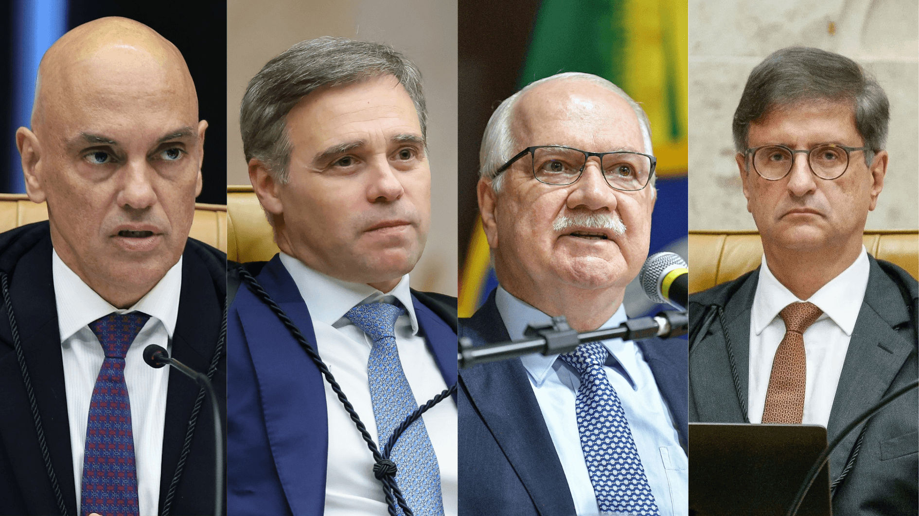 Oposição faz manifestação na Esplanada durante sessão no STF sobre Moraes
