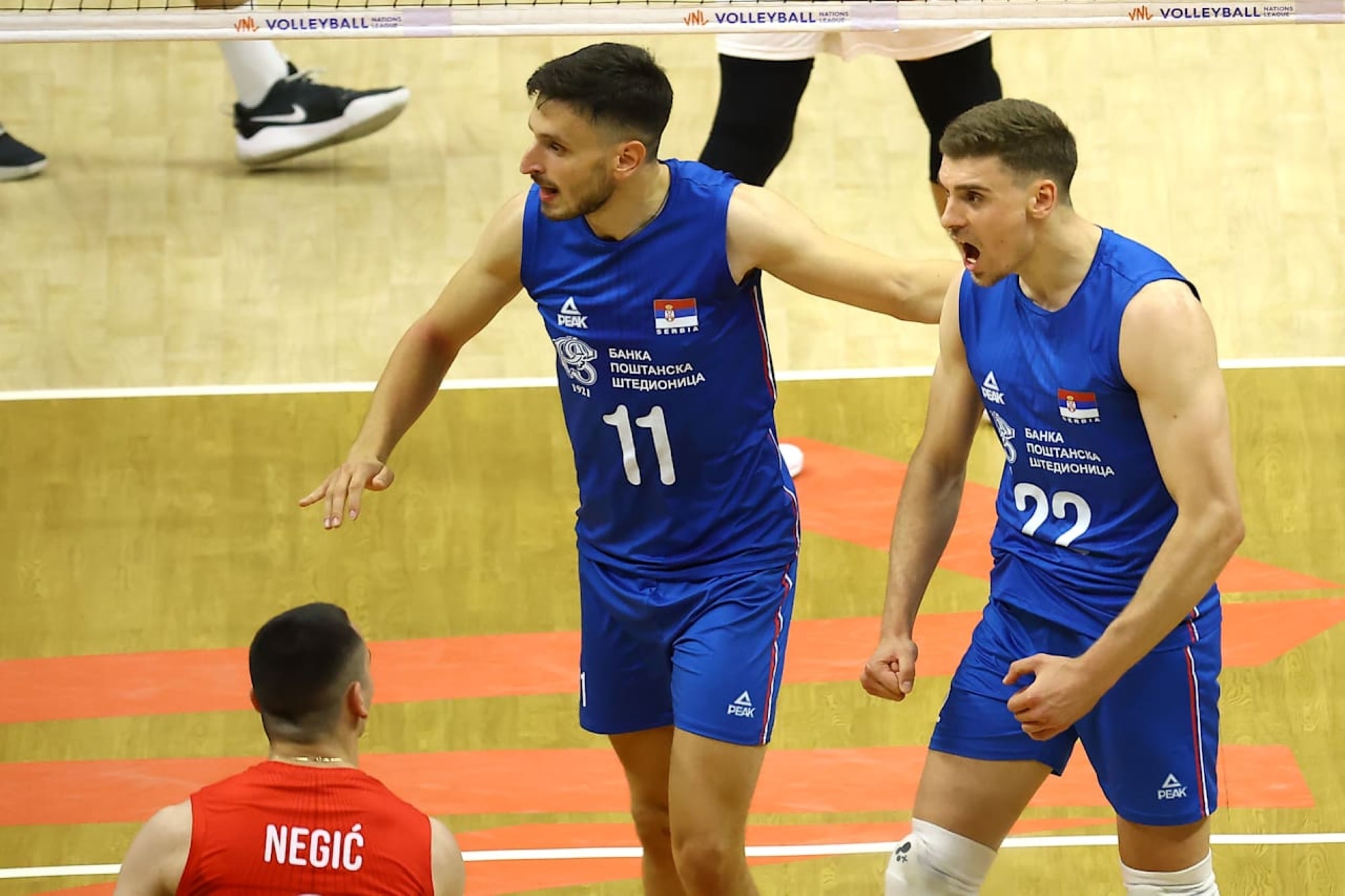 Sérvia vence duelo duro contra Argentina no 1º dia de VNL em Brasília