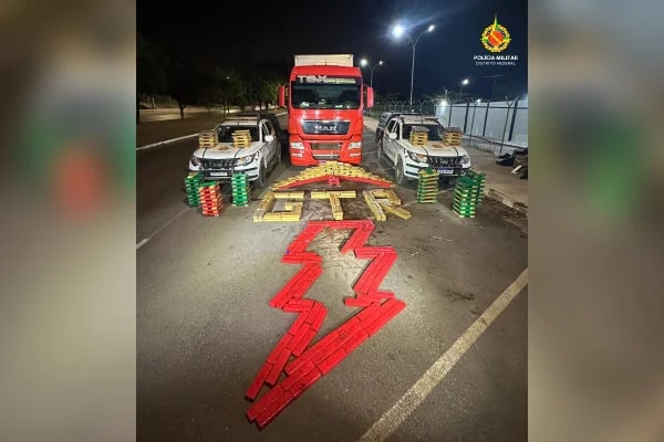 PMDF prende homem com mais de 700kg de maconha por tráfico interestadual
