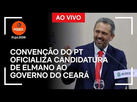 Ao vivo: PT oficializa candidatura de Elmano ao governo do Ceará