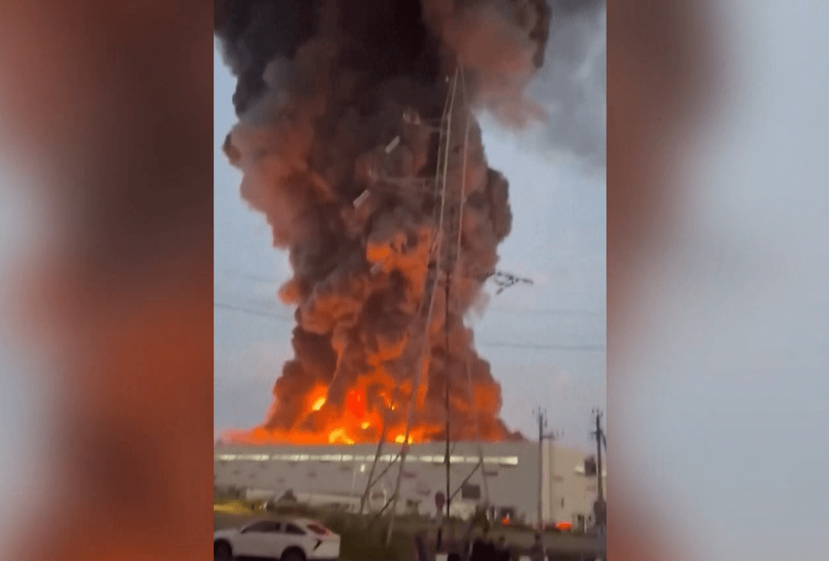 Ataque de drones causa incêndio em instalações de energia na Rússia