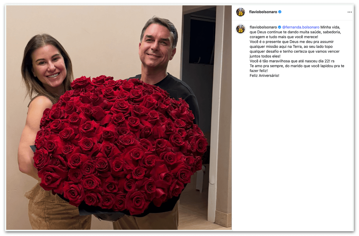 Flávio cancela participação em live por aniversário de Fernanda
