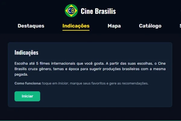 Universitários criam site com 25 mil sugestões do cinema brasileiro