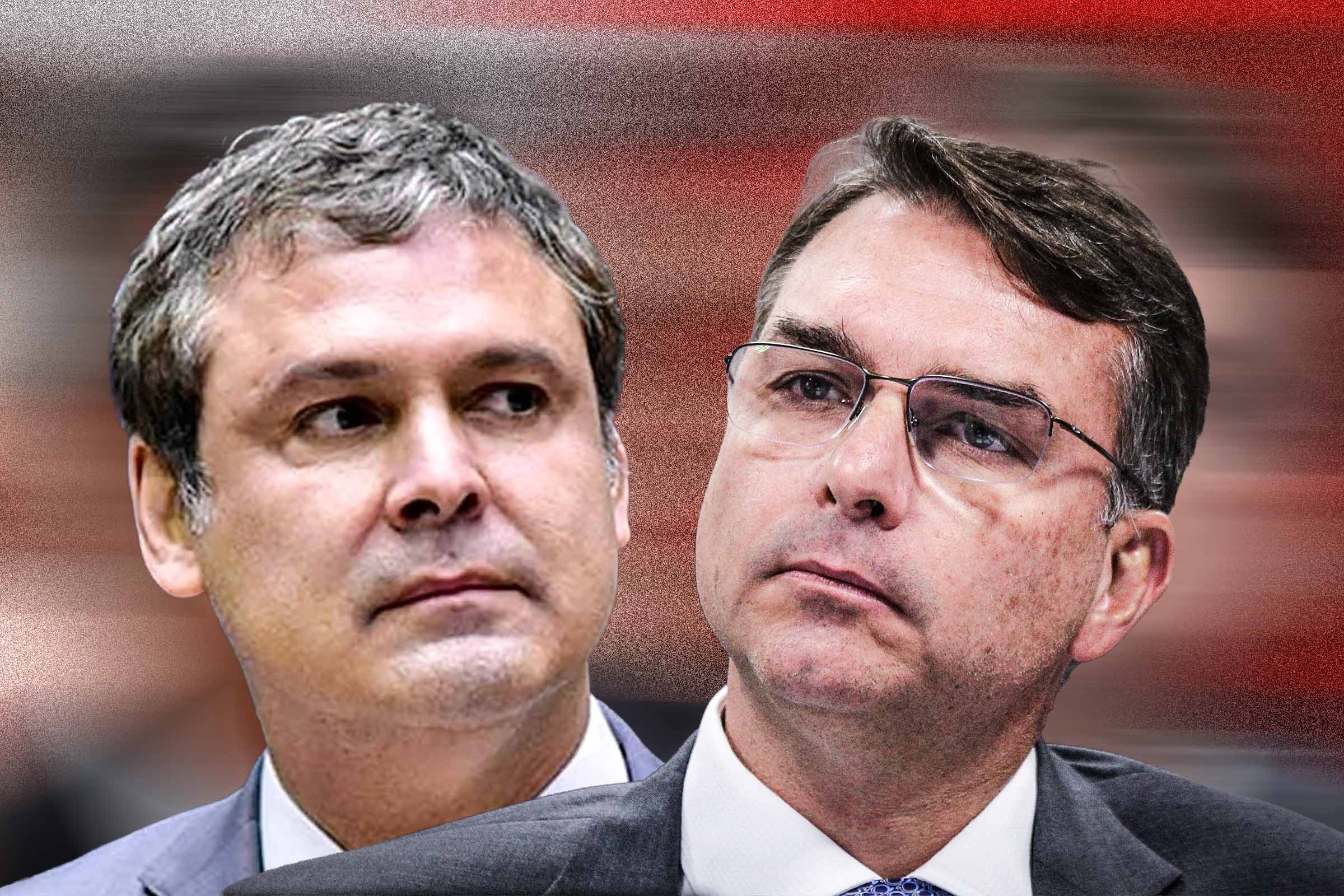 Lindbergh e Flávio trocam acusações sobre relação com Vorcaro. Veja vídeo