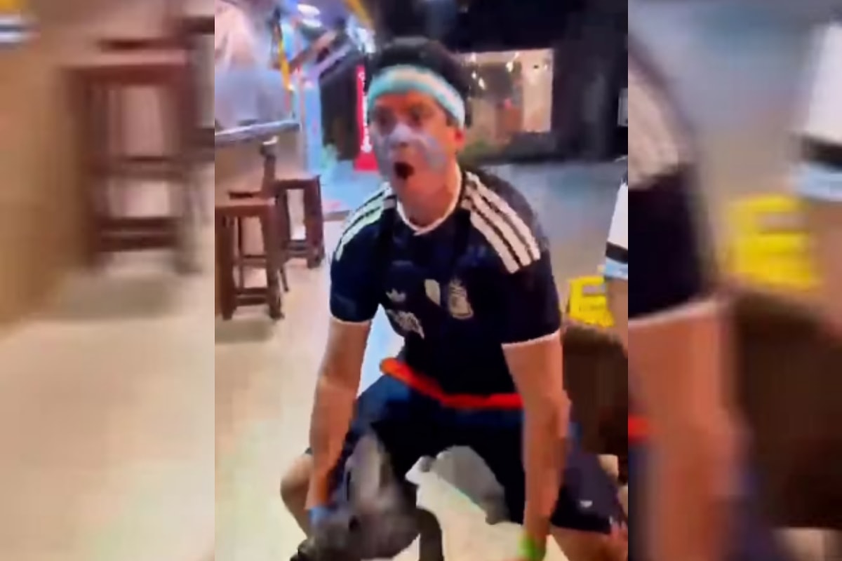 Argentino faz gesto racista para jovem na Bahia após vitória na Copa