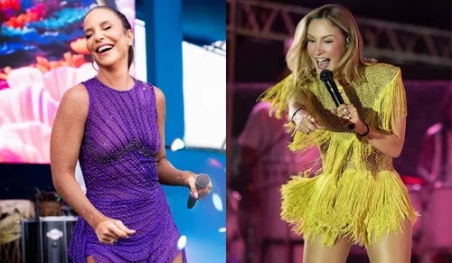 Ivete Sangalo manda recado a Claudia Leitte em micareta em São Paulo