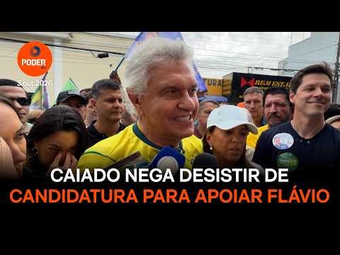 Caiado nega desistir para apoiar Flávio: “Isso não existe”