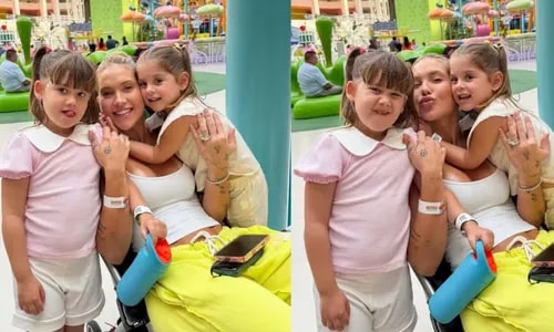 Doente, Virginia emociona web com fotos raras e declaração para filhas
