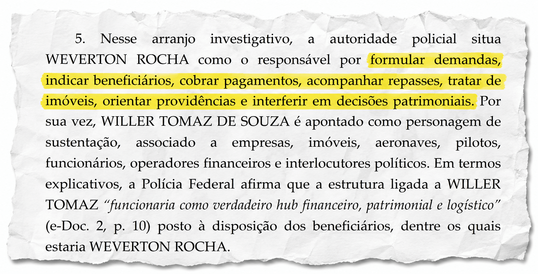 PF diz que Weverton Rocha coordenava pagamentos no caso do INSS