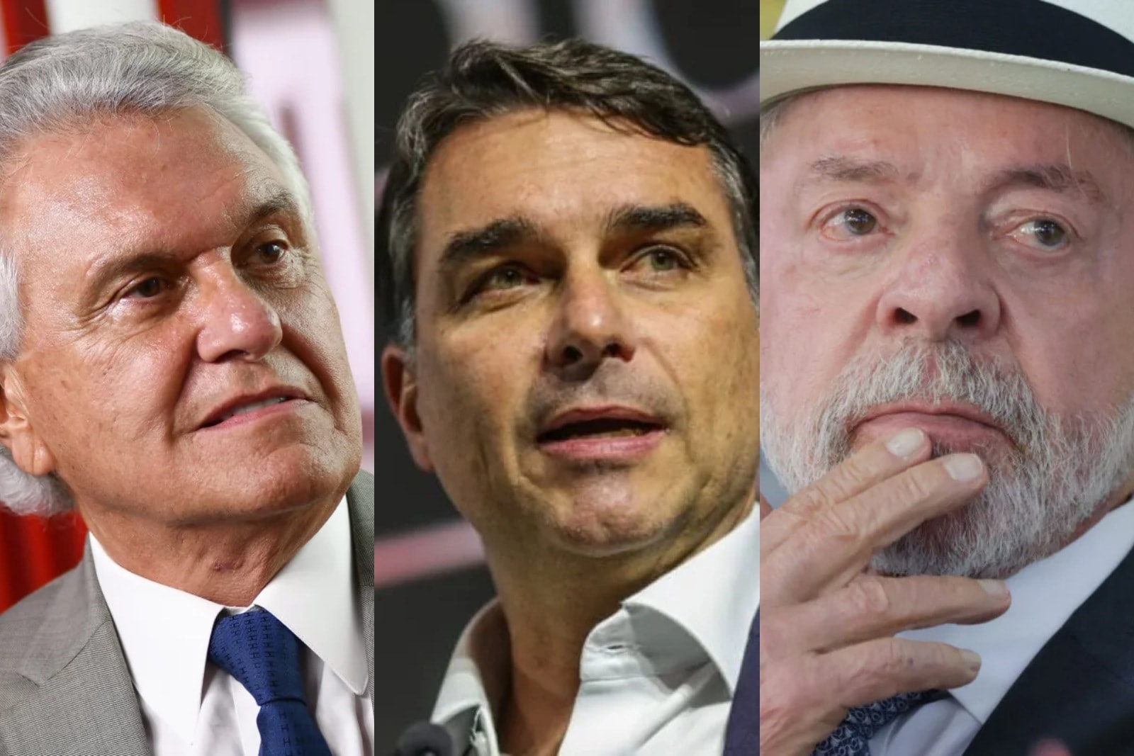 Genial/Quaest: Caiado e Flávio Bolsonaro têm empate técnico em Goiás