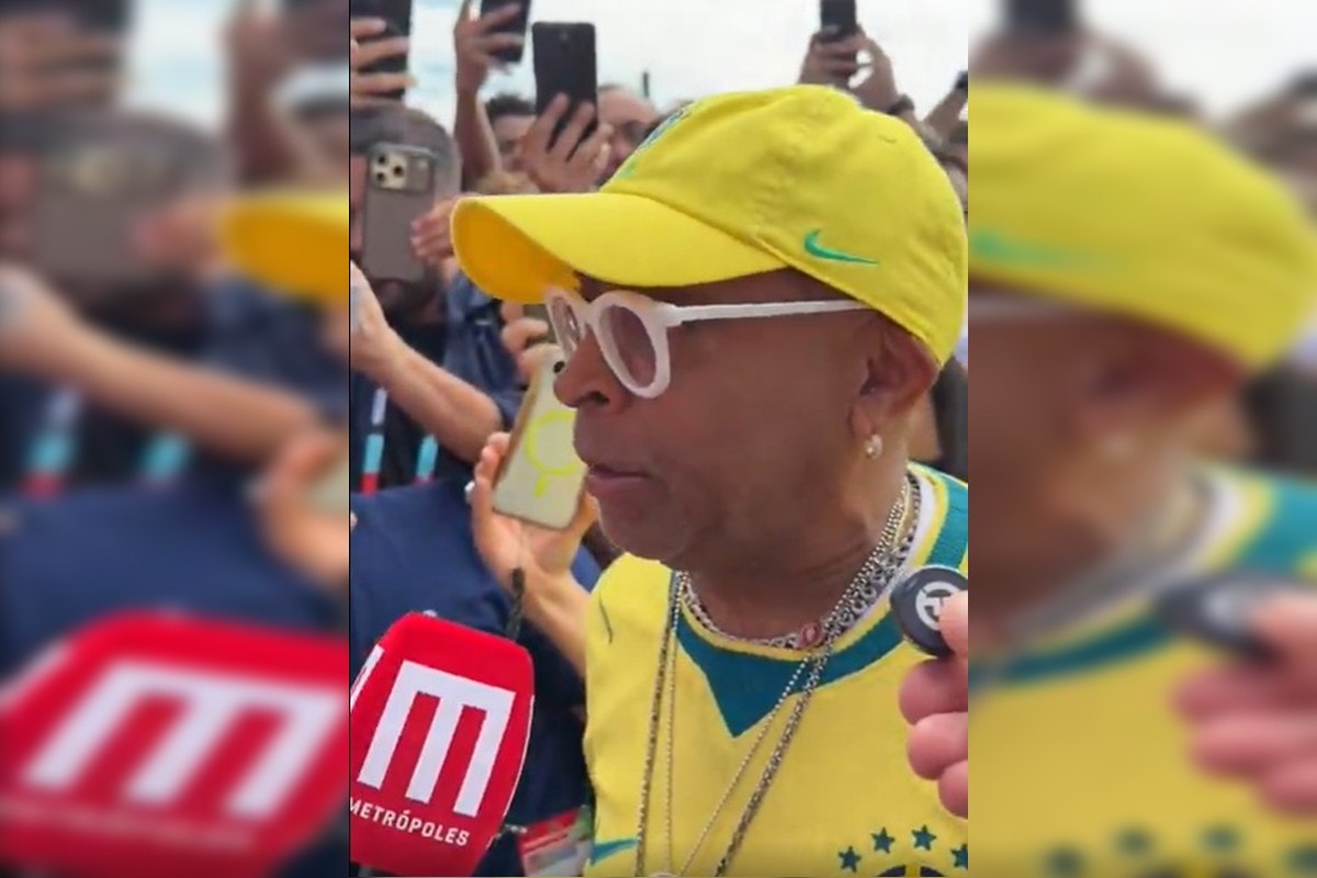Spike Lee visita treino da Seleção Brasileira e revela torcida na Copa. Veja vídeo