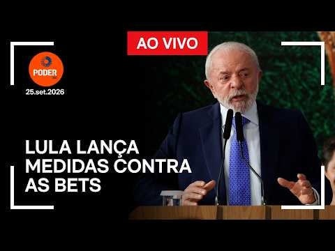 Ao vivo: Lula lança medidas contra as bets