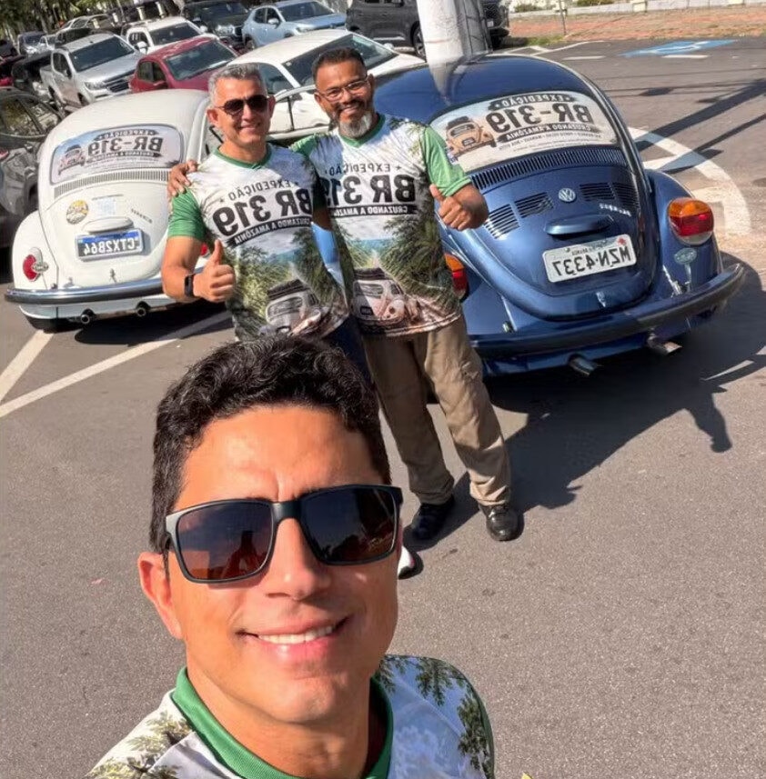 Expedição de fuscas deve cruzar BR-319 e percorrer mais de 4 mil km entre Acre e Roraima