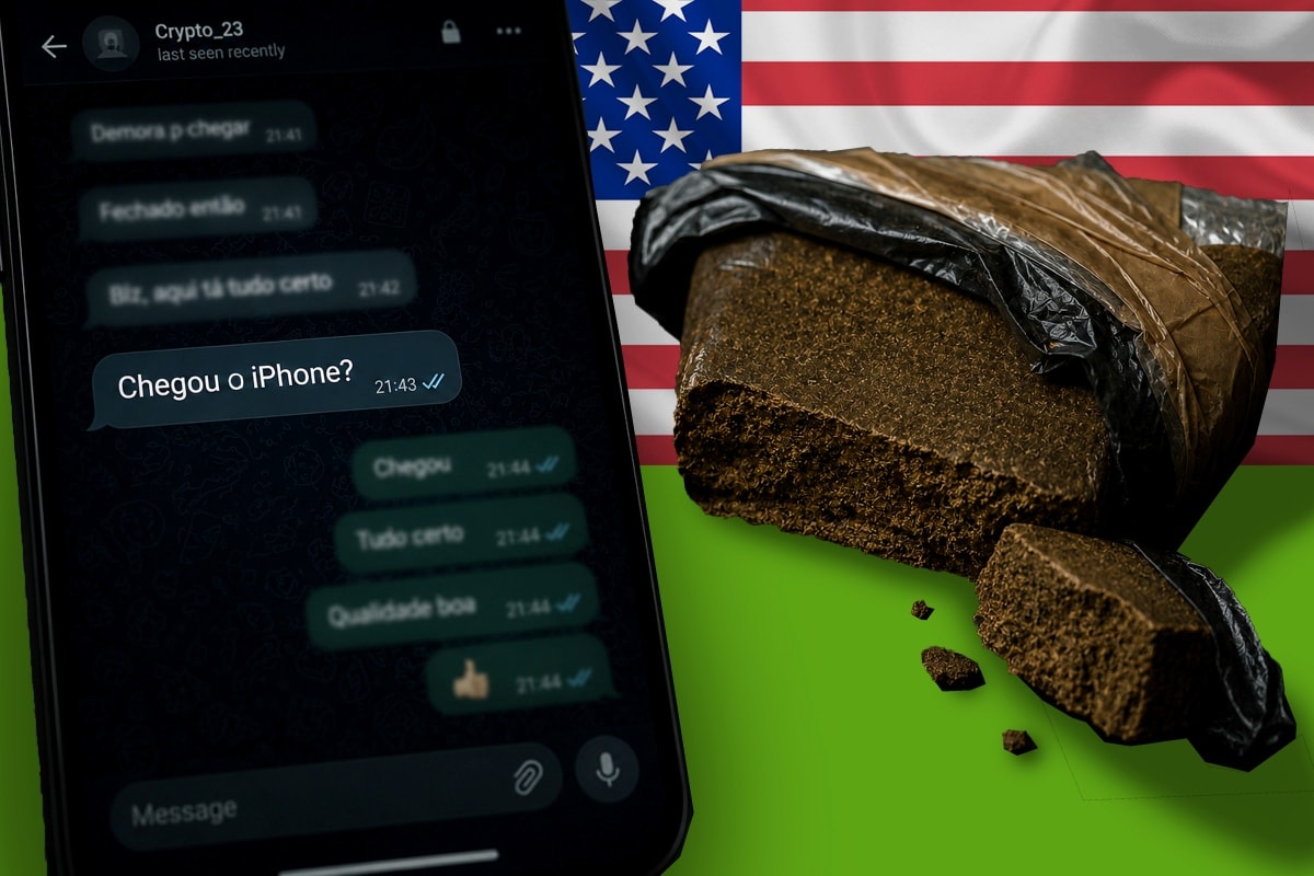 Haxixe era “Iphone” em esquema que envolvia alvo de sanção dos EUA
