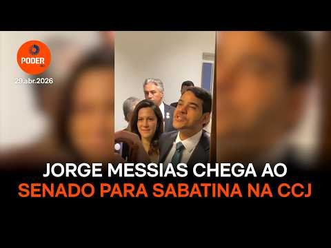 Indicado ao STF, Messias chega à CCJ para sabatina: “Deus abençoe”