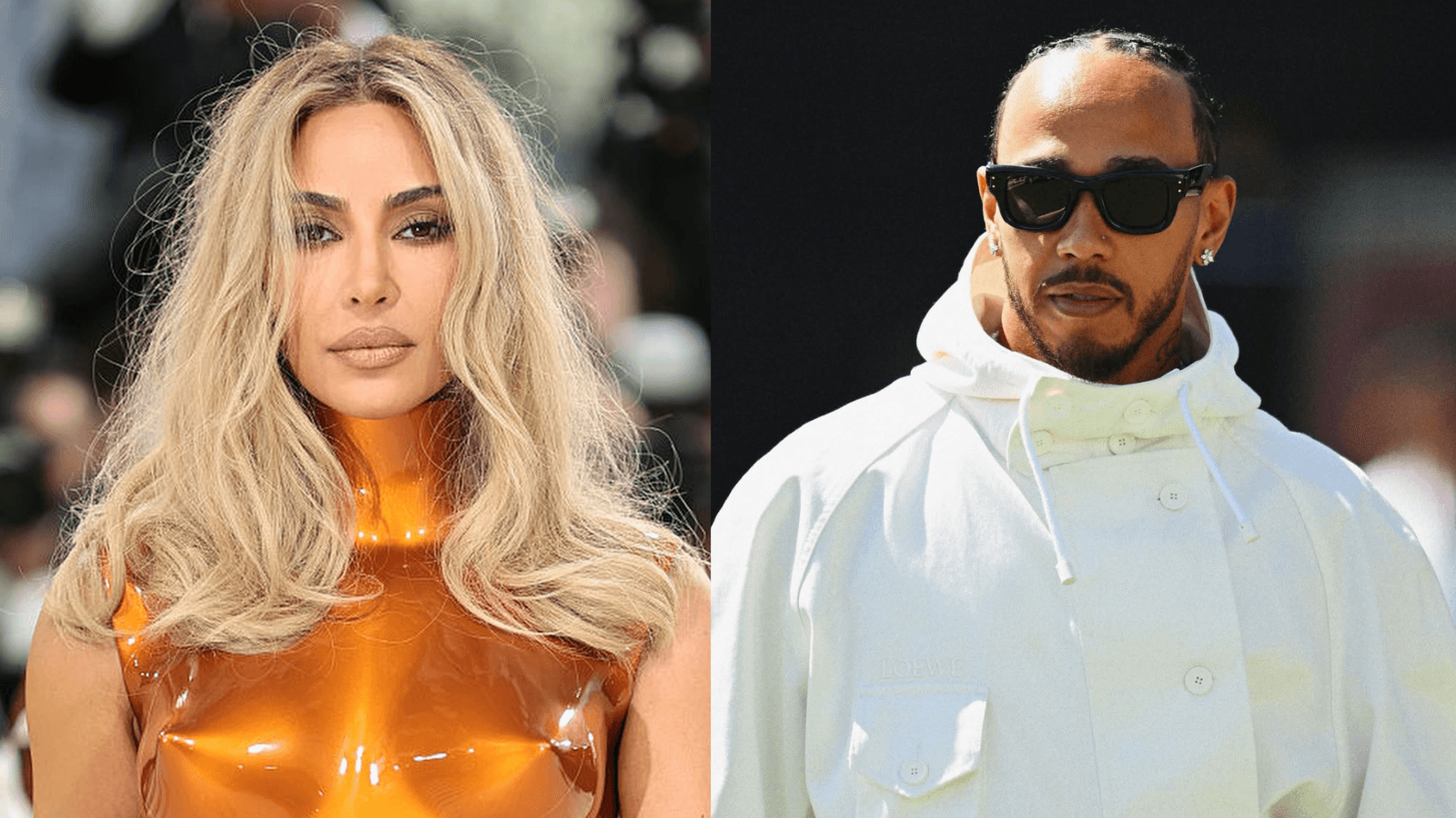 Kim Kardashian e Lewis Hamilton são flagrados aos beijos pela 1ª vez; veja