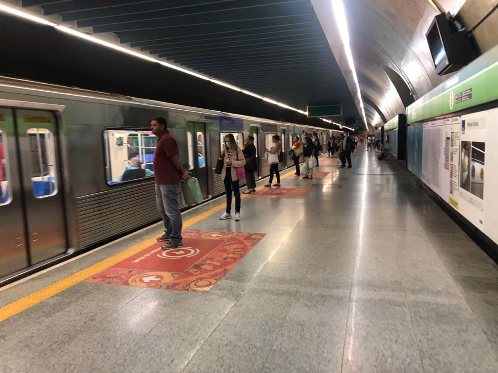 Jogos da Seleção Brasileira reduzem fluxo em transporte público