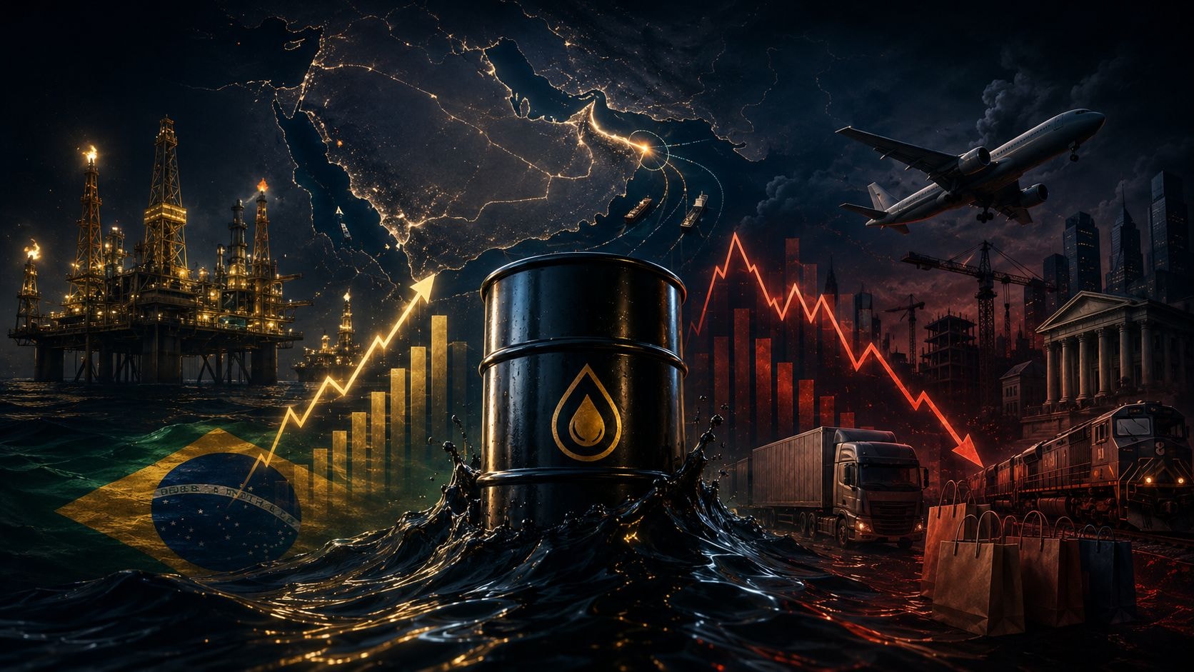 Quem ganha e quem perde na Bolsa com petróleo mais caro e tensão no Oriente Médio?
