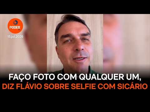 Faço foto com qualquer um, diz Flávio sobre selfie com Sicário