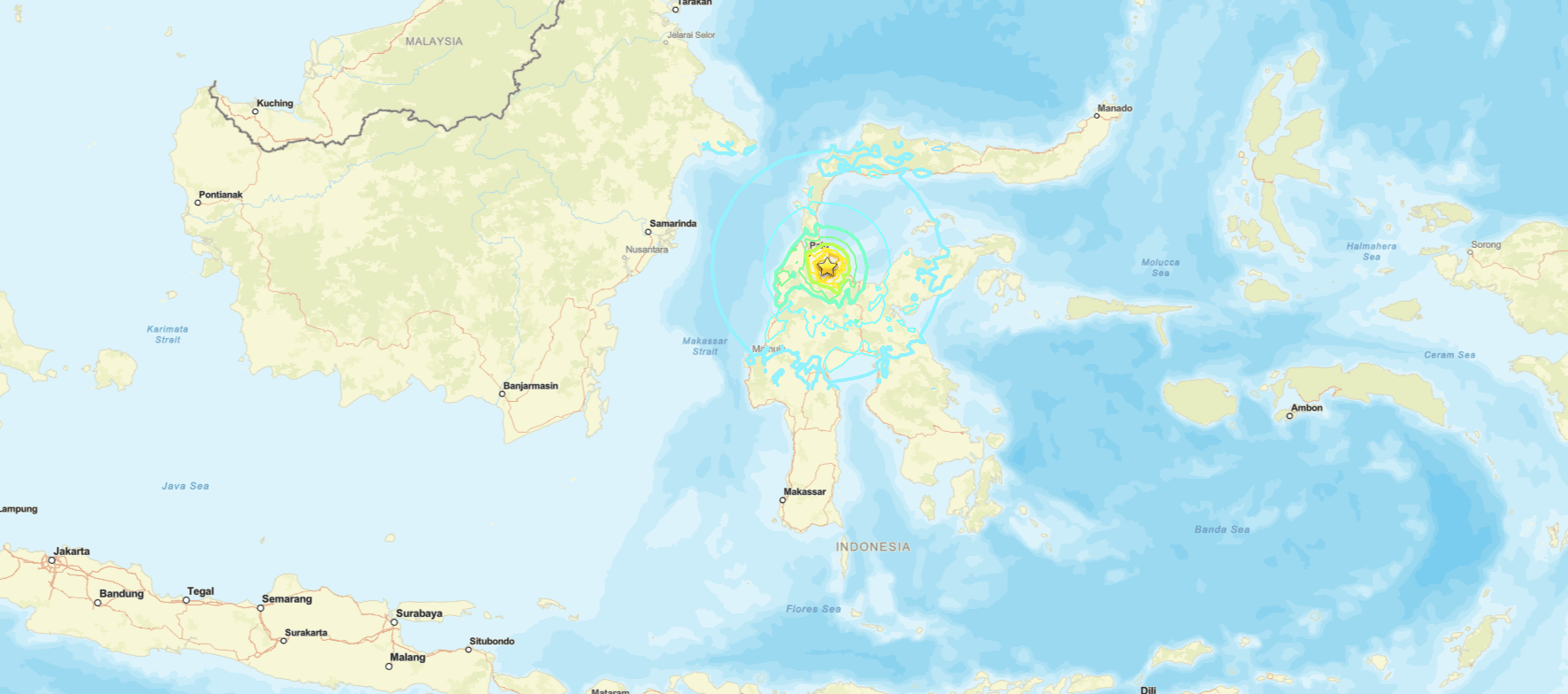 Terremoto de magnitude 7,7 deixa ao menos 47 mortos na Indonésia