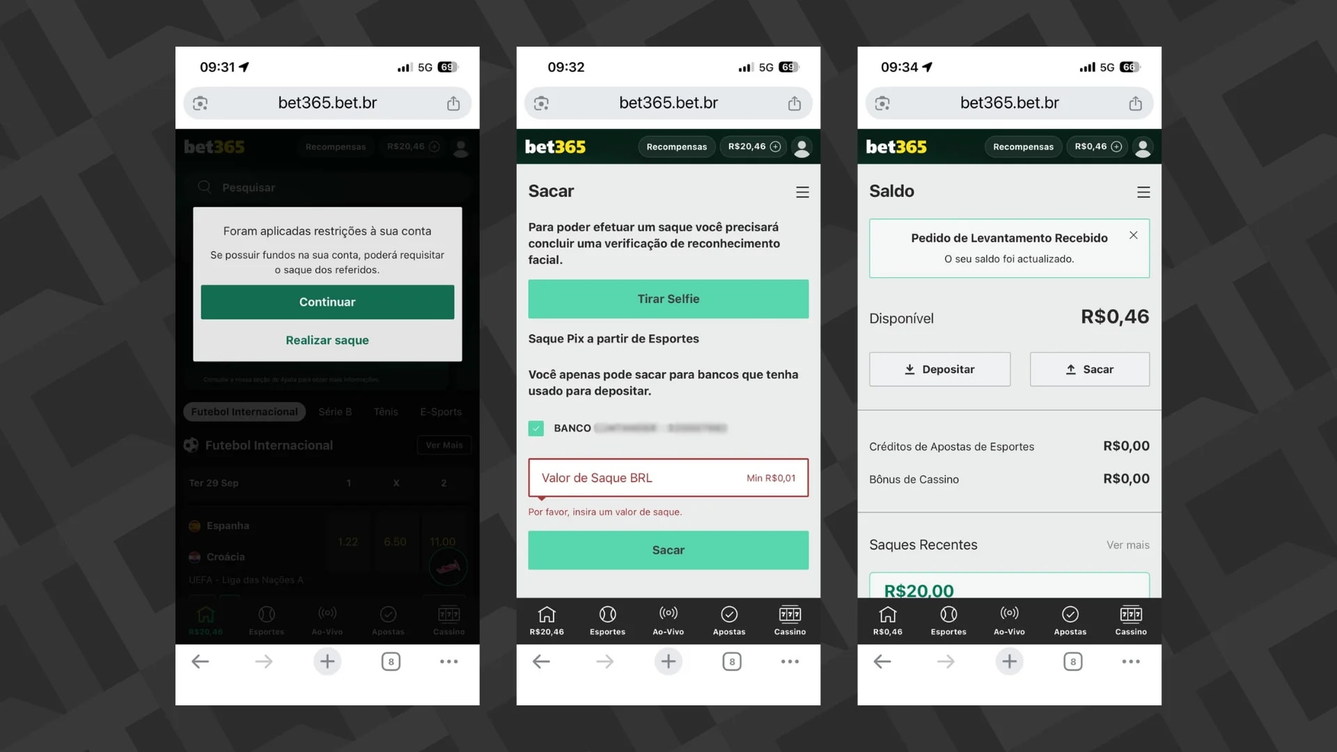 Como resgatar dinheiro das bets antes do bloqueio em outubro