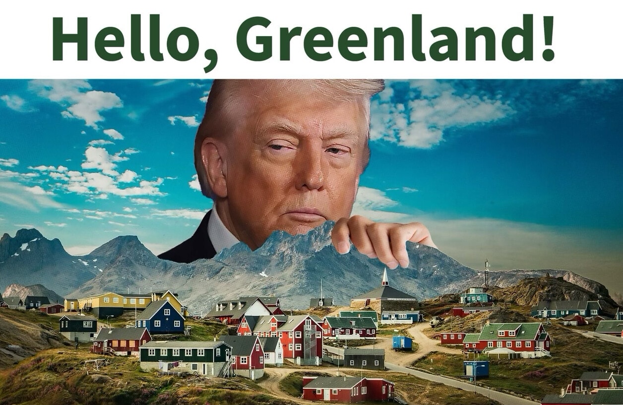 Trump retoma ofensiva à Groenlândia e posta montagem "segurando" ilha