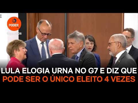 Lula elogia urna no G7 e diz que pode ser o único presidente eleito 4 vezes