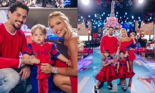 Virginia Fonseca e Zé Felipe surgem juntos em festão de José Leonardo