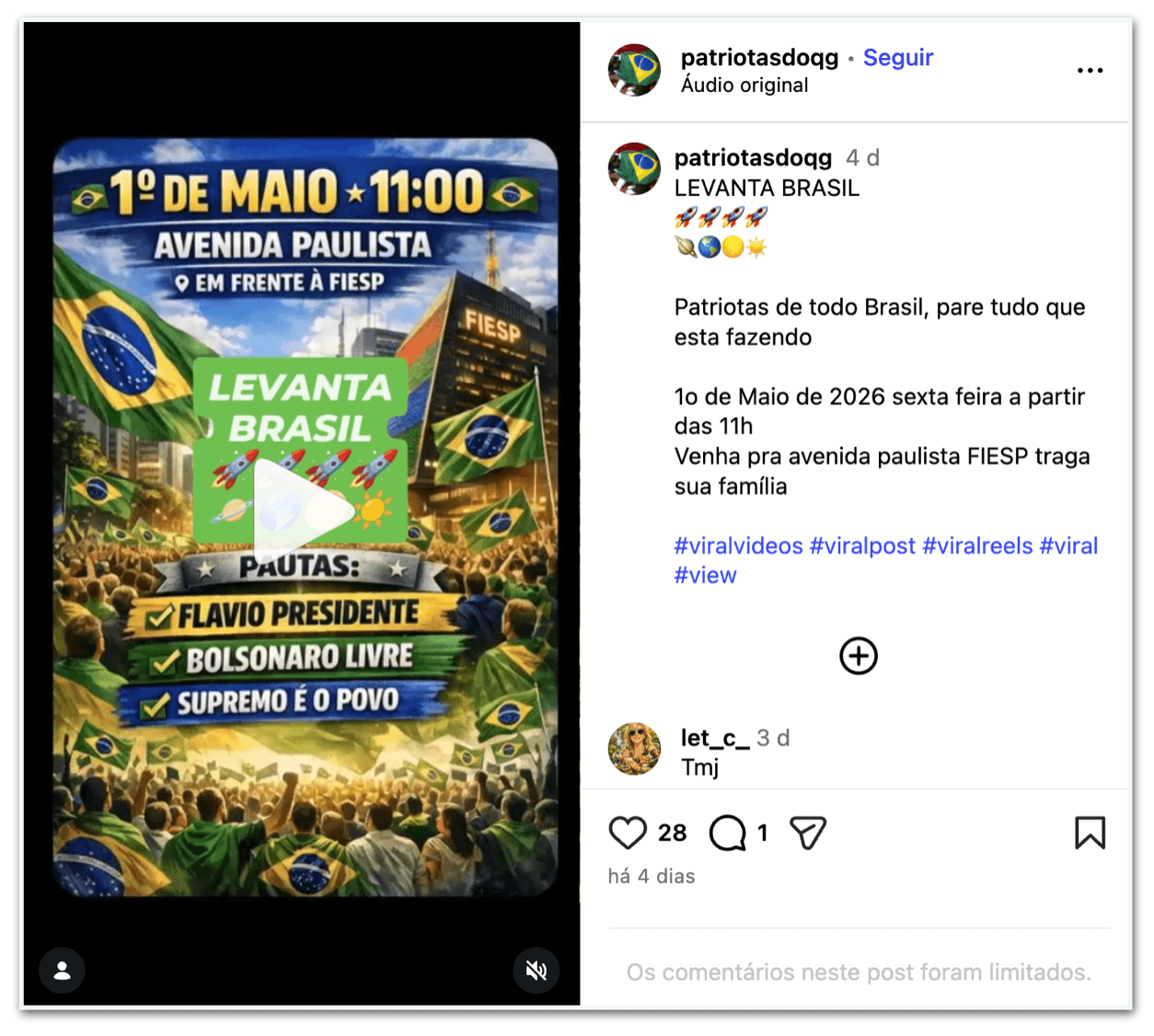 Erika Hilton diz que Tarcísio vetou Paulista para ato contra 6 X 1