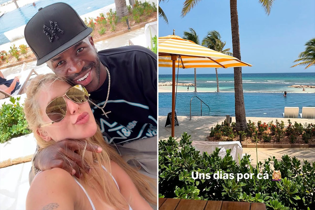Virginia Fonseca viaja com Vini Jr. para Jamaica: "Uns dias por cá"