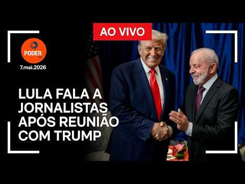 Ao vivo: Lula fala a jornalistas após reunião com Trump