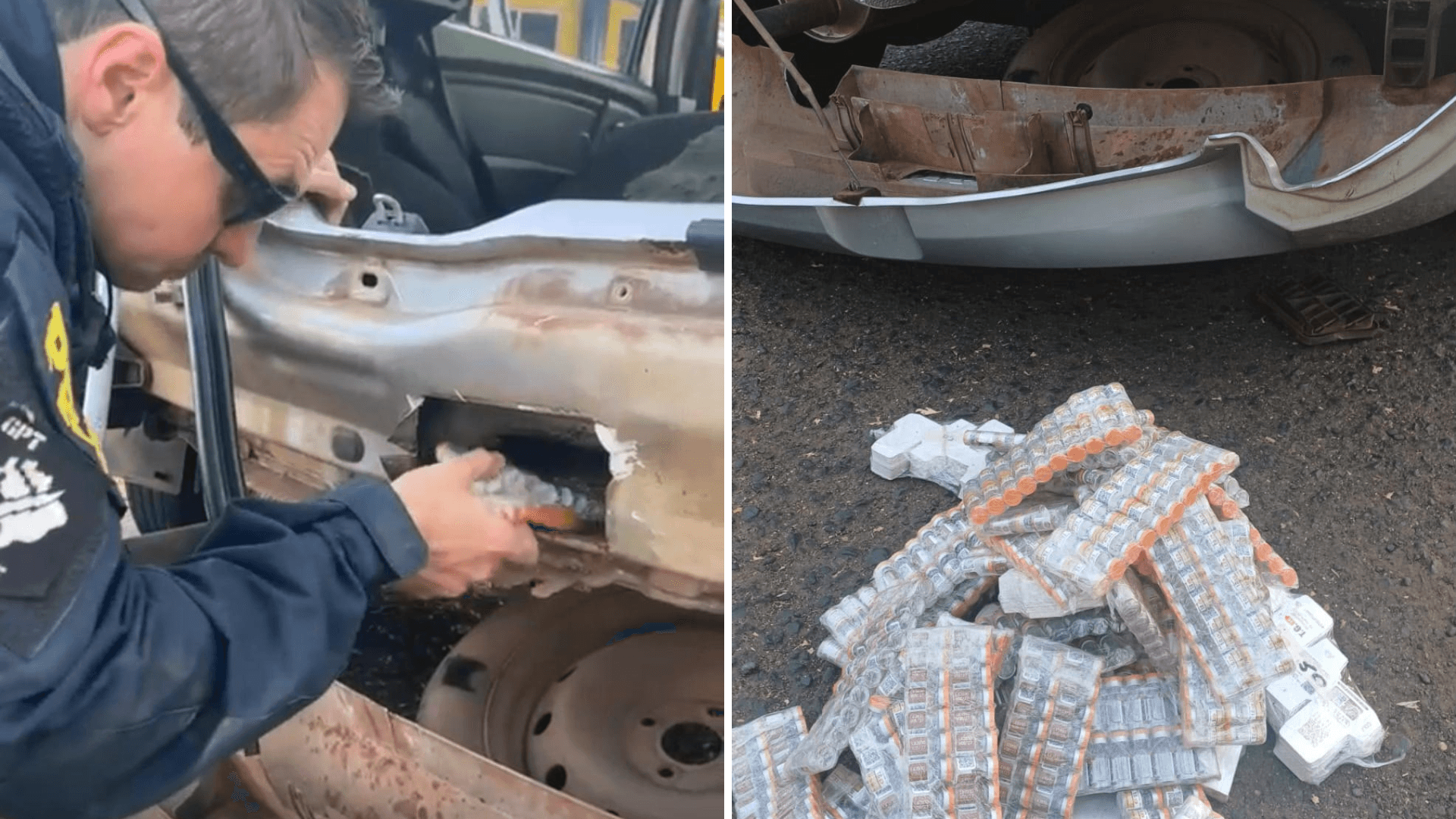 Receita apreende emagrecedores escondidos em filtro de ar de moto no PR
