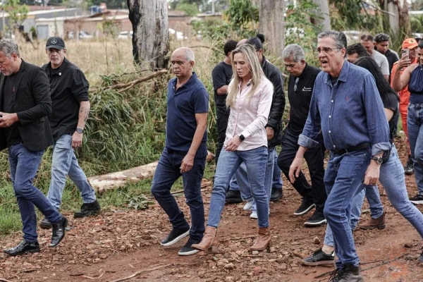 Celina monta centro de operações no Arapoanga após temporal na região