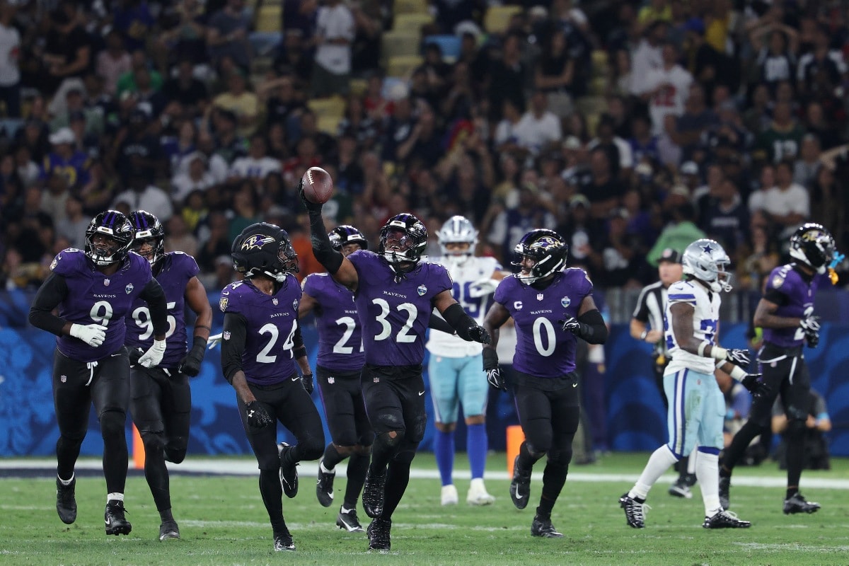 Em jogo emocionante, Baltimore Ravens supera o Dallas Cowboys no Maracanã