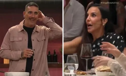 André Marques se desespera em programa ao vivo e Ivete Sangalo rebate: 'Chamou porque quis'