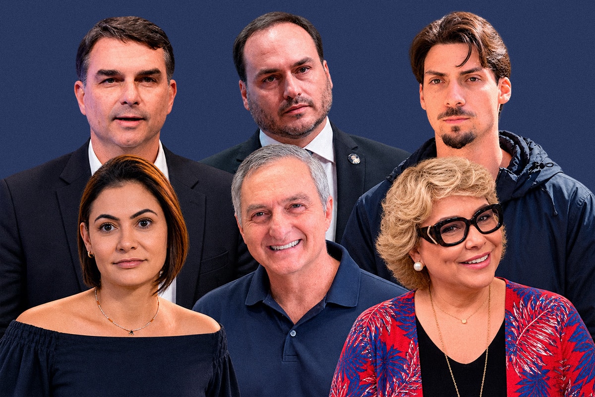 Filhos, mulher e parentes: como foi a eleição da família Bolsonaro
