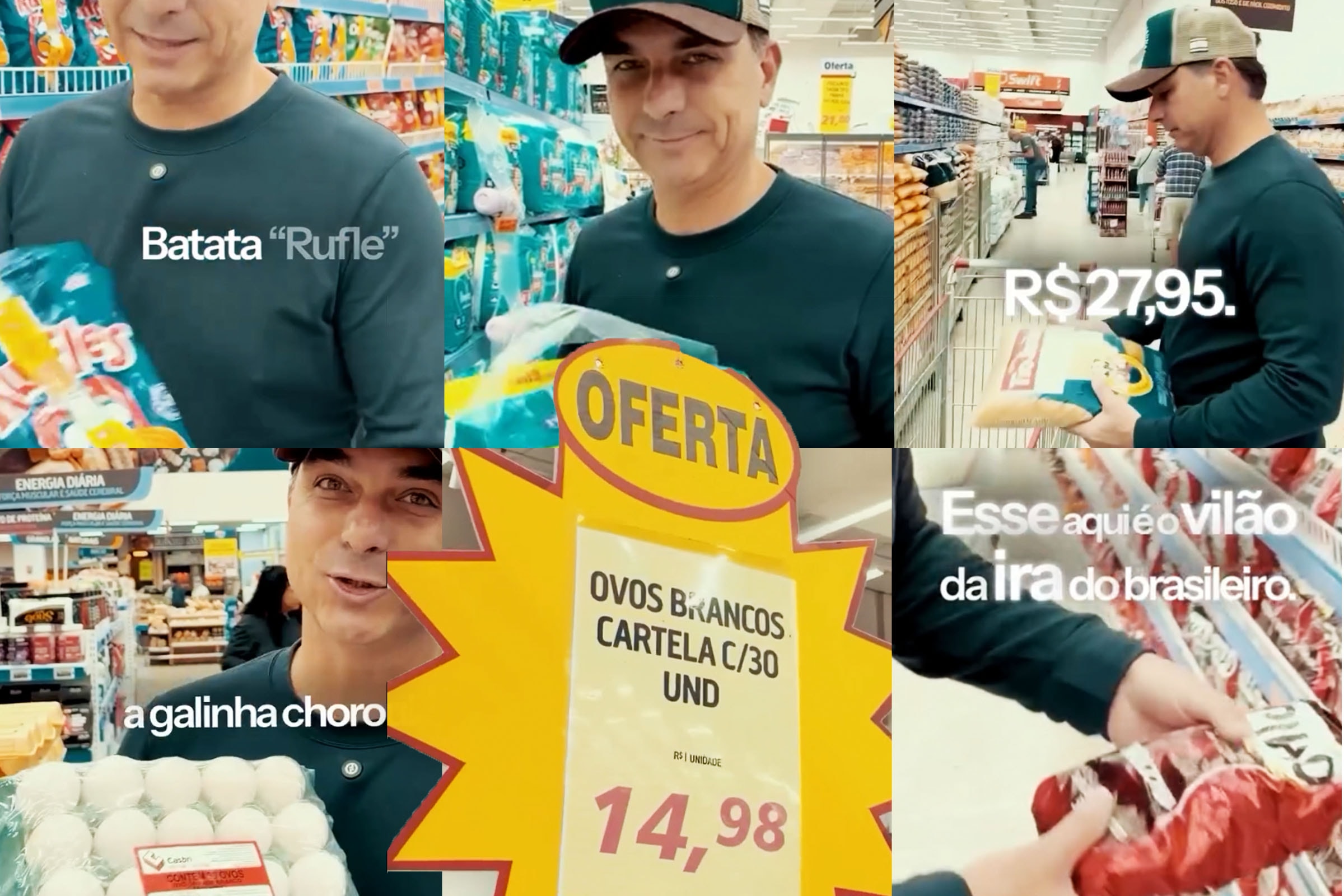 Flávio compara preços entre governos Bolsonaro e Lula: poder de compra acabou