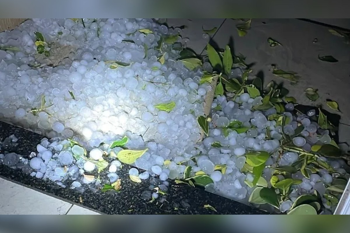 Chuva de granizo atinge cidades do RS e atinge mais de 6 mil pessoas