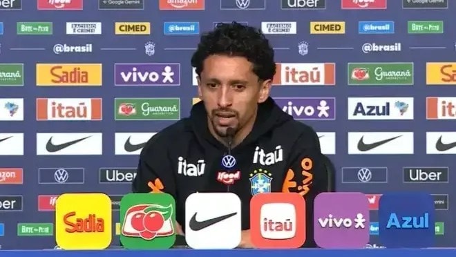 Endrick vira “repórter” e diverte Igor Thiago em coletiva da Seleção