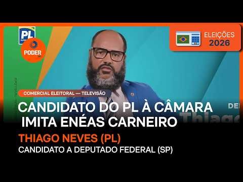 Candidato a deputado pelo PL imita Enéas em propaganda; assista