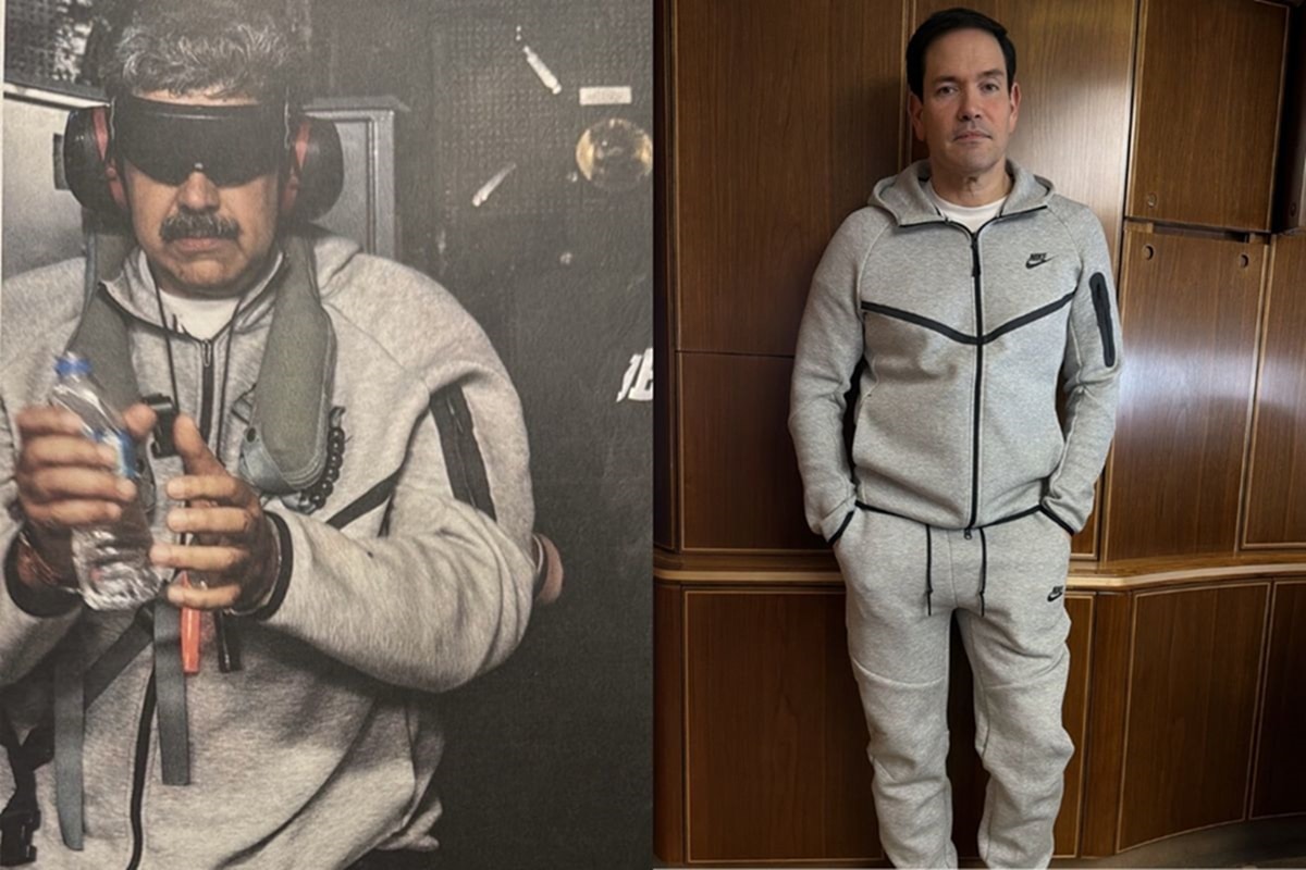 Rubio nega inspiração em Maduro para foto com abrigo da Nike: "Copiou"
