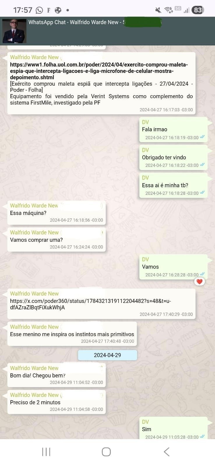 Vorcaro cogitou comprar “maleta espiã” igual à do Exército