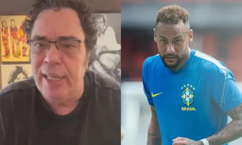 Neymar rebate Casagrande após crítica e é massacrado: 'Ar errado'