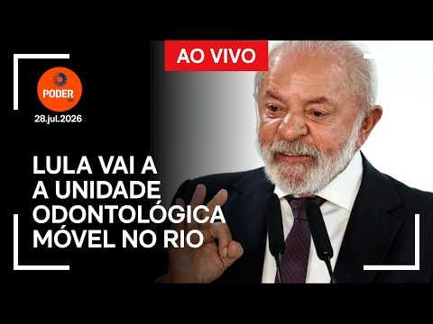 Ao vivo: Lula vai a unidade odontológica móvel no Rio