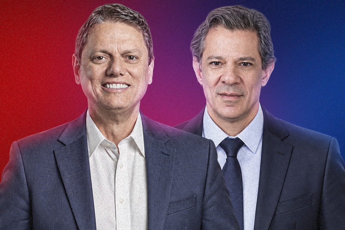 Atlas: Haddad cresce, mas pesquisa indica vitória de Tarcísio no 1º turno