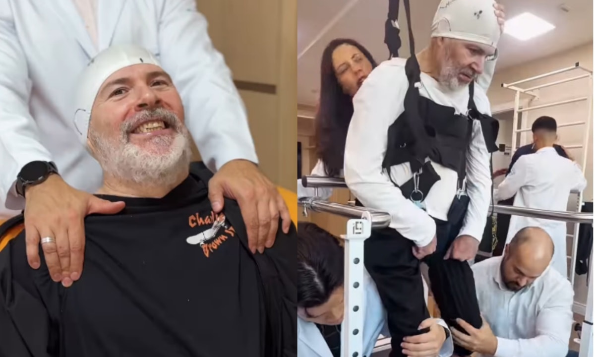 Mingau, do Ultraje a Rigor, emociona web ao aparecer andando 3 anos após levar tiro na cabeça; relembre caso